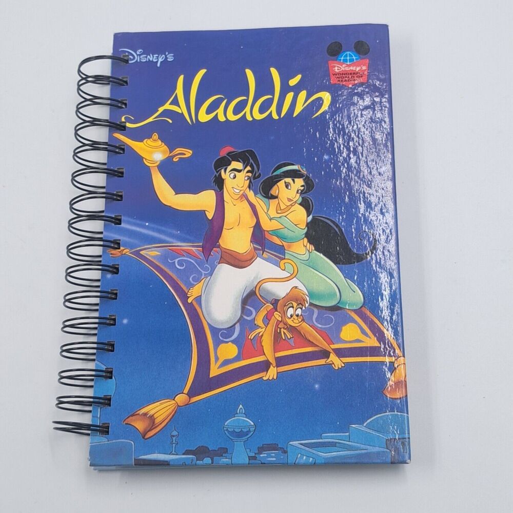 Disney Aladdin Junk Journal Autograph Book Scrapbook Revival Journal Jasmine